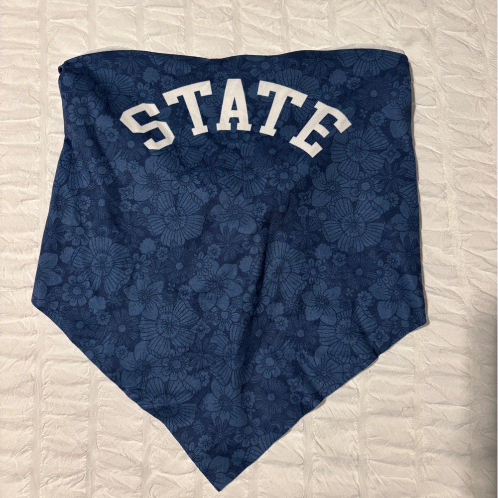Blue Floral STATE Bandana